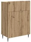 vidaXL Sideboard 66 x 34,5 x 92 cm Sideboard Artisan-Eiche 66x34,5x92 cm
