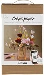 creativ company Kreativset Kreativ-Kit Krepppapier Blumen, (47-tlg)