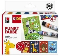 Marabu Bastelfarbe Marabu KiDS Dot Pen Set Tiere 4x25ml