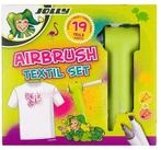 JOLLY Kreativset Airbrush Textil Set, (19-tlg), 19 tlg.
