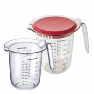 WESTMARK Messbecher Set 2tlg., Messkannen 0,5 l und 1 l mit Deckel,...