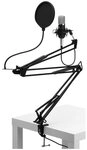 Pronomic Mikrofon CM-22 Studio Gro&szlig;membranmikrofon (Radioshow Bundle, 6-tlg),...