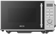 ECG Mikrowelle MTD 2083 FGS, Flachbett mit Grillfunktion, 20L, Silber, einfache