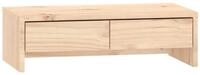 vidaXL Monitorst&auml;nder, (Bildschirmst&auml;nder 50x27x15 cm Massivholz Kiefer)