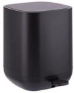 relaxdays Kosmetikeimer M&uuml;lleimer 9 Liter, schwarz