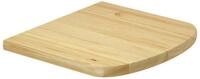 ERST-HOLZ Wandregal Bettablage Massivholz 40 x 37 Kiefer Natur
