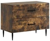vidaXL Nachttisch 62 x 34,5 x 47,5 cm Nachttisch Nachtschrank Nachtkommode