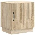 vidaXL Nachttisch Nachttisch Sonoma-Eiche 43 x 34,5 x 47 cm Holzwerkstoff (1-St)