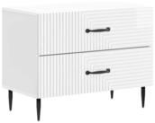 vidaXL Nachttisch 62 x 34,5 x 47,5 cm Nachttisch Nachtschrank Nachtkommode...