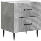 vidaXL Nachttisch 43 x 34,5 x 47,5 cm Nachttisch Nachtschrank Nachtkommode...