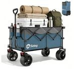 Sekey Bollerwagen Faltbar Handwagen Faltbollerwagen mit extra breiten