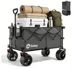 Sekey Bollerwagen Faltbar Handwagen Faltbollerwagen mit extra breiten