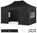 VONROC Pavillon Pavillon wasserdicht stabil - Partyzelt EasyUp System -...