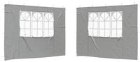 vidaXL Pavillon 300 x 195 cm Party Zelt Seitenteil 2er Set 300x195 cm Hellgrau...