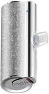 VEGER Powerbank 5 000 mAh mit eingebautem Anschluss 12W PlugOn mit Glitzer...