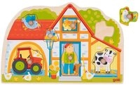 Gollnest & Kiesel Puzzle Steckpuzzle Unser Bauernhaus, Puzzleteile