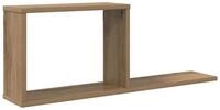 vidaXL Regal Schweberegale Artisan-Eiche 80 x 15 x 30 cm Holzwerkstoff, 1-tlg.