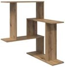 vidaXL Regal Wandregal Artisan-Eiche 67 x 67 x 87 cm Holzwerkstoff, 1-tlg.