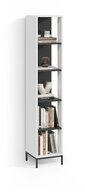 Livinity&reg; B&uuml;cherregal Aterno, Wei&szlig;, mit 5 F&auml;chern, 1-tlg.