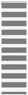 Rollo Doppelrollo Dunkelgrau 45x100 cm Stoffbreite 40,9 cm Polyester, vidaXL