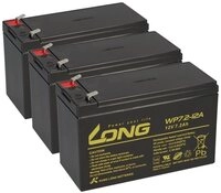 Kung Long Akku kompatibel Tante Paula Scooter Elektro Roller 36V 3x12V 7,2Ah AGM