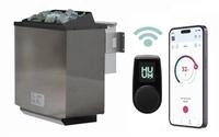 Karibu Bio-Saunaofen 9 kW SET mit WiFi-Steuerung, 9 kW, externe Steuerung, mit