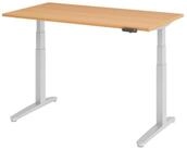 b&uuml;m&ouml; Schreibtisch b&uuml;m&ouml; XBHM Schreibtisch, Rechteck: 140 x 80 cm - Dekor:...
