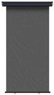 vidaXL Seitenmarkise Balkon Seitenmarkise 117 x 250 cm 100% Polyester Eisen...