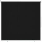Rollo Au&szlig;enrollo 90% UV-Block Schwarz 140 x 140 cm HDPE, vidaXL