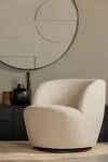WOOOD Drehsessel Serra Mischgewebe Bezug mit Drehmechanismus H 68 x B 70 x T 77...