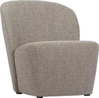 WOOOD Loungesessel Lofty mit Boucl&eacute;-Bezug und Hartholzrahmen B 68 x T 72 x H...