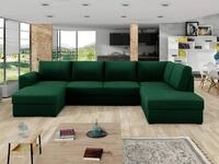 MIRJAN24 Wohnlandschaft Wilma Premium, mit zwei Bettkasten und Schlaffunktion,