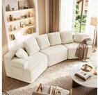 COMHOMA Sofa modulares Schlafsofa, Polstersofa, 3-Sitzer Sofa, Sektionscouch,...
