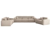 Fun M&ouml;bel Polstergarnitur Sofaset Designersofa CELES PREMIUM 3-2-1 in Stoff...