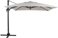 Brafab Sonnenschirm Linz 3x3 m, Anthrazit/Beige, LxB: 300x300 cm, mit...