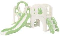 Joyz Rutsche Kinderrutsche 6 in 1 mit Spielturm Schaukel Rutsche &...