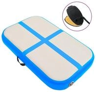 vidaXL Gymnastikmatte Aufblasbare Gymnastikmatte mit Pumpe 60x100x20 cm PVC Blau