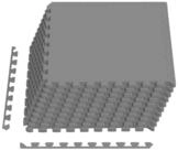 vidaXL Bodenmatte Fu&szlig;matten 40 stk. Grau 14,4 m&sup2; EVA-Schaum (40-St)