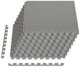 vidaXL Bodenmatte Fu&szlig;matten 24 stk. Grau 8,64 m&sup2; EVA-Schaum (24-St)