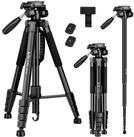 LuxusKollektion Stativ Kamera Aluminium Reisestativ 182cm mit 360&deg; Kugelkopf...