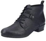 Rieker Schn&uuml;rstiefelette Schn&uuml;rboots, Blockabsatz, mit Logopr&auml;gung an der Ferse