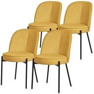 ML-DESIGN Polsterstuhl Esszimmerst&uuml;hle mit R&uuml;ckenlehne moderne Design Lounge