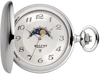 Regent Taschenuhr P730, (Set, 2-tlg., mit Kette), Quarzuhr, Herrenuhr,...
