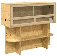 vidaXL Terrarium Terrarium Braun 100 x 40 x 90 cm OSB