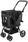 Carlett Hundebuggy klappbar 3-in-1 Hundewagen Aluminium Gestell und atmungsaktives
