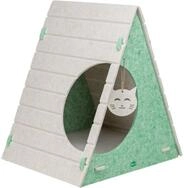 TRIXIE Schlafh&ouml;hle Katzenh&ouml;hle Lucy aus Filz - sand/gr&uuml;n - 46 &times; 50 &times; 38 cm