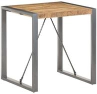 vidaXL Esstisch Esstisch 70x70x75 cm Raues -Massivholz (1-St)