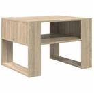 vidaXL Couchtisch Couchtisch Sonoma-Eiche 66 x 53 x 45 cm Holzwerkstoff (1-St)
