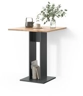 Livinity&reg; Esstisch Regusa, Anthrazit, 65 x 78 cm (2-St)
