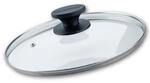 FACKELMANN Pfannendeckel Pfannenglasdeckel 24cm &ndash; Hitzebest&auml;ndig, Bakelit...